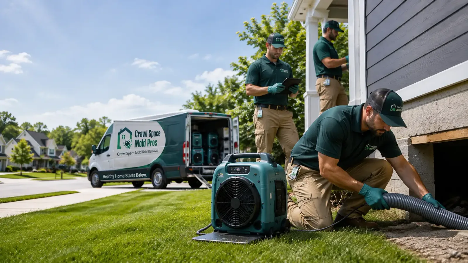 Crawl Space Mold Removal in Forestville, WI